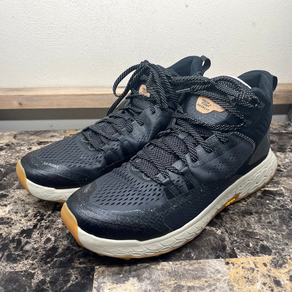 New Balance Fresh Foam X Hierro Mid Black Timberwolf Men's Size 15 EUC